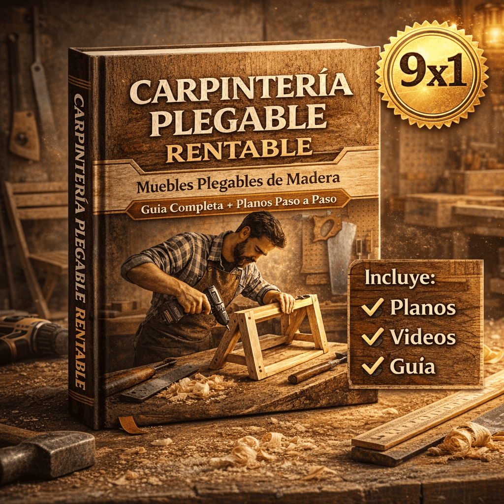 Crea y vende muebles plegables +8 bonos de REGALO