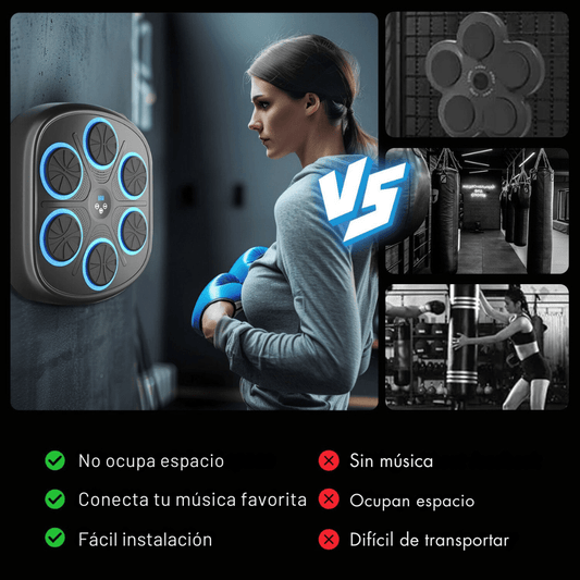 Máquina de boxeo con guantes de regalo - Tienda Smart