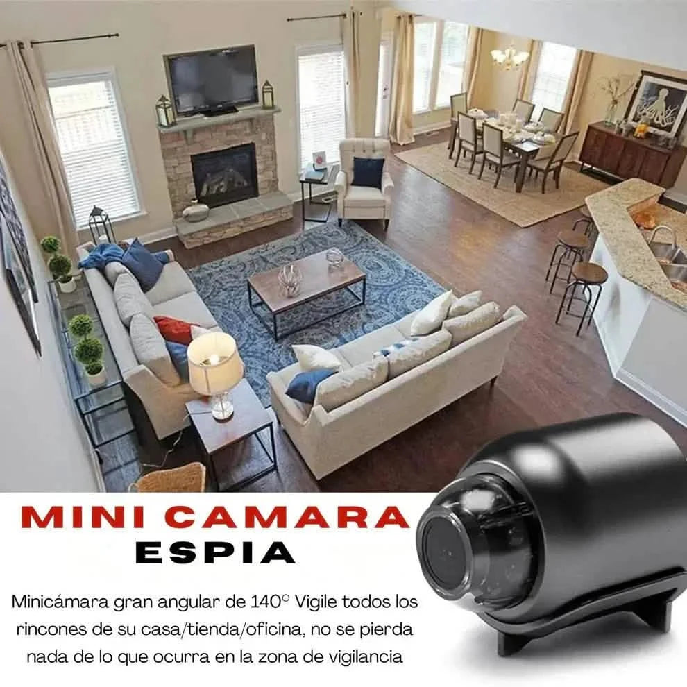Mini Cámara de Seguridad Full HD 4K UltraVision™ - Tienda Smart