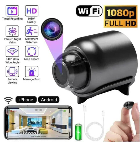 Mini Cámara de Seguridad Full HD 4K UltraVision™ - Tienda Smart