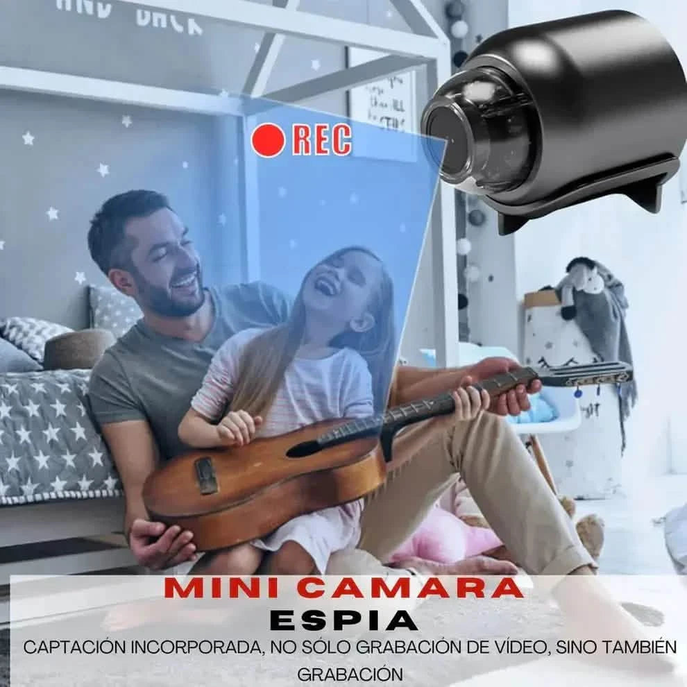 Mini Cámara de Seguridad Full HD 4K UltraVision™ - Tienda Smart