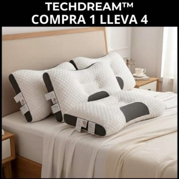 TechDream - Almohada Relax Para Un Sueño Perfecto (COMPRA 1 LLEVA 4 SOLO HOY) - Tienda Smart