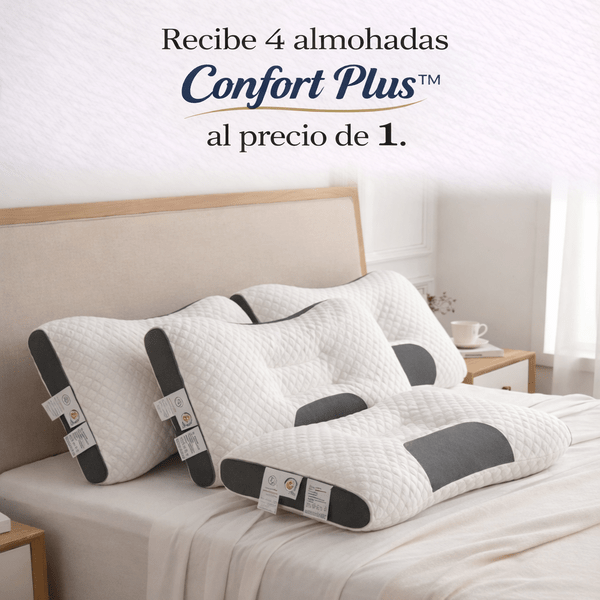 ConfortPlus - Almohada Relax Para Un Sueño Perfecto (COMPRA 1 LLEVA 4 SOLO HOY) - Tienda Smart